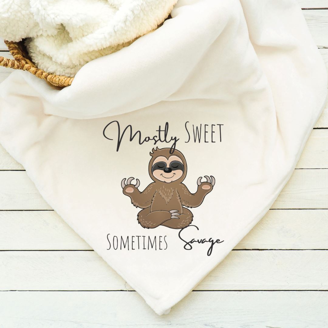 Mostly Sweet Sometimes Savage Blanket Blankets Harlow Boutique Official Online Store 