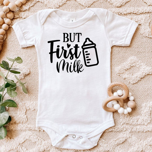 But First Milk Baby Bodysuit Harlow Boutique Official Online Store 