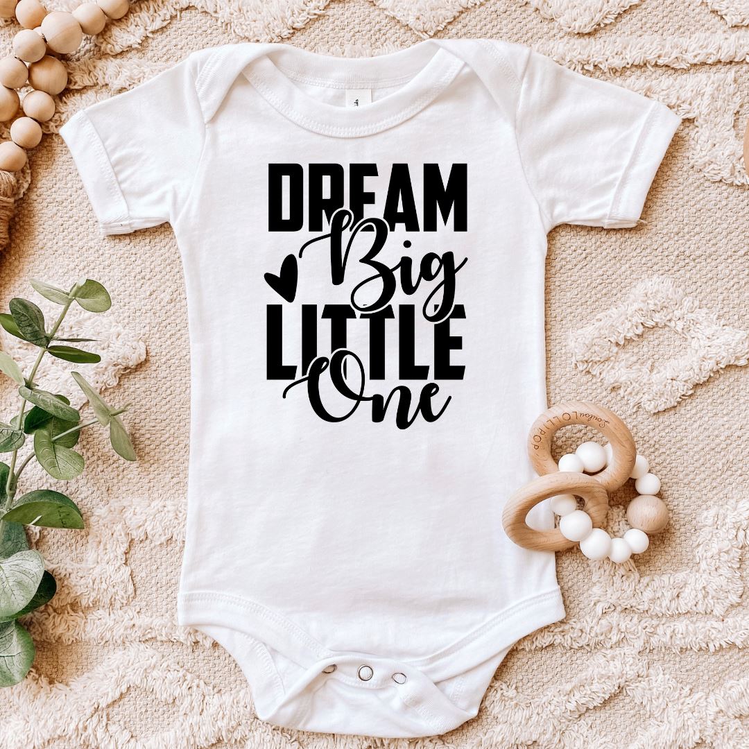 Dream Big Little One Baby Bodysuit Harlow Boutique Official Online Store 