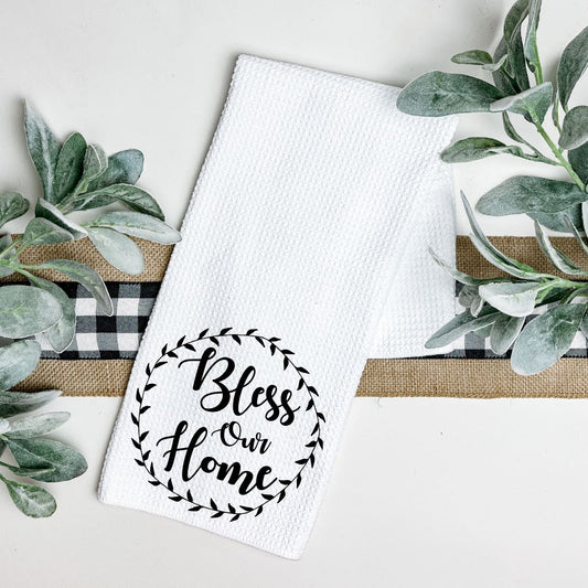 BLESS OUR HOME TEA TOWEL Harlow Boutique Official Online Store 