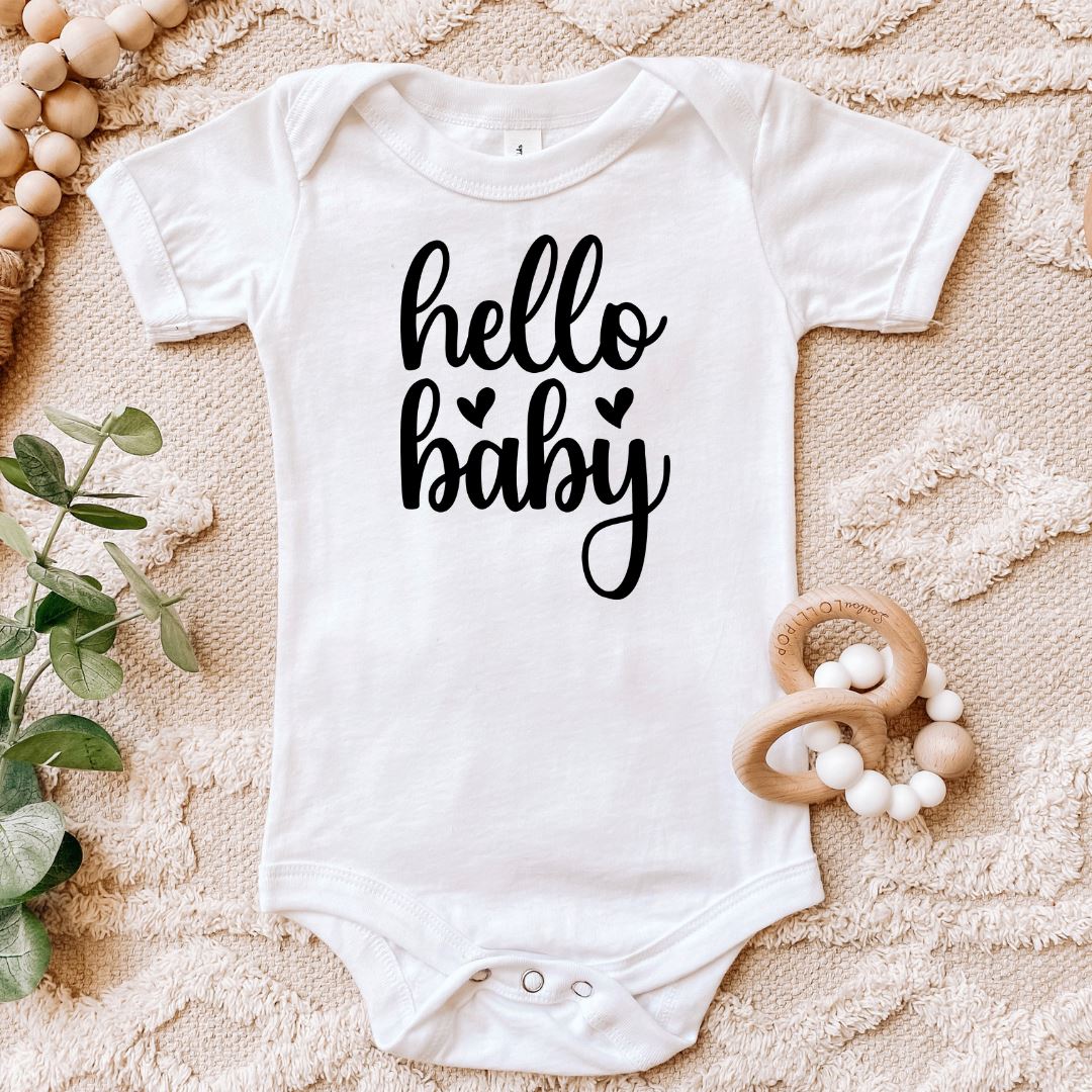 Hello Baby Baby Bodysuit Harlow Boutique Official Online Store 