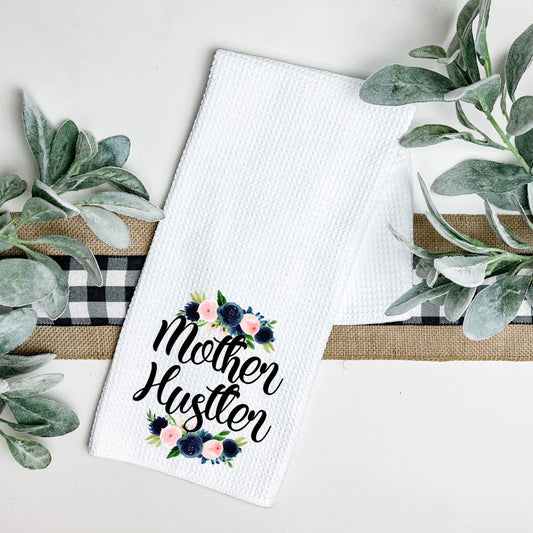 MOTHER HUSTLER TEA TOWEL Harlow Boutique Official Online Store 