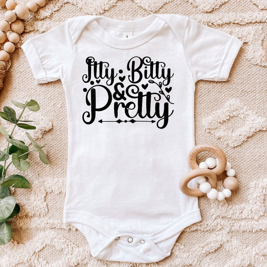 Itty Bitty and Pretty Baby Bodysuit Harlow Boutique Official Online Store 