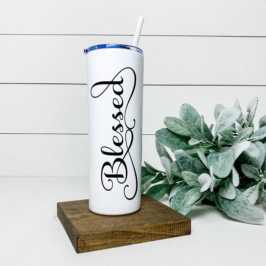 BLESSED TALL TUMBLER Tumblers Harlow Boutique Official Online Store 