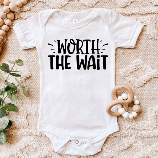 Worth the Wait Baby Bodysuit Harlow Boutique Official Online Store 