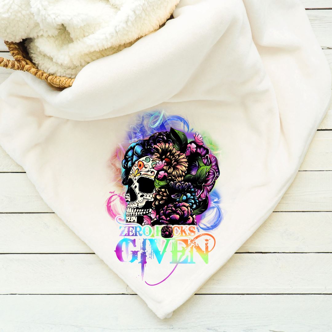 Zero Fucks Given Blanket Blankets Harlow Boutique Official Online Store 