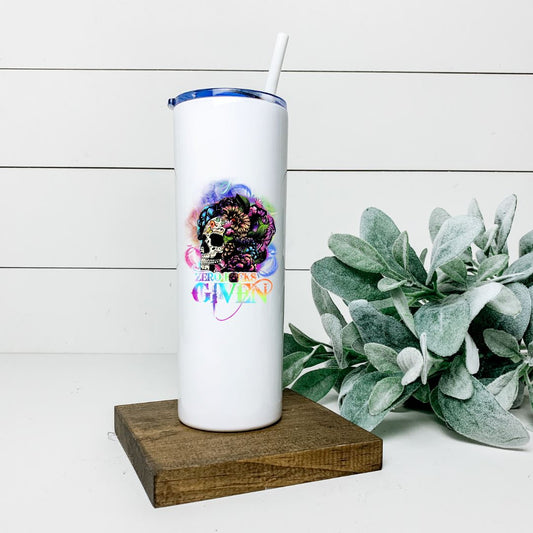 ZERO FUCKS GIVEN TALL TUMBLER Tumblers Harlow Boutique Official Online Store 