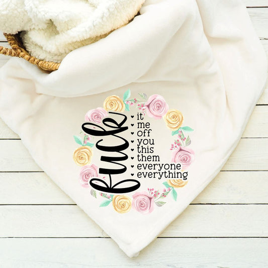 Fuck It Blanket Blankets Harlow Boutique Official Online Store 