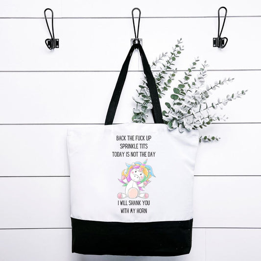 Back Up Sprinkle Tits Today Is Not The Day Tote Bag Harlow Boutique Official Online Store 