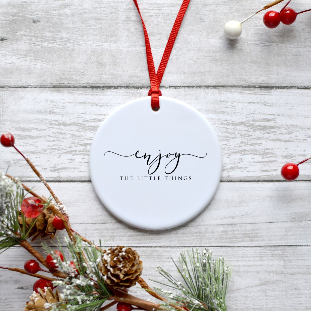 ENJOY THE LITTLE THINGS ORNAMENT Harlow Boutique Official Online Store 