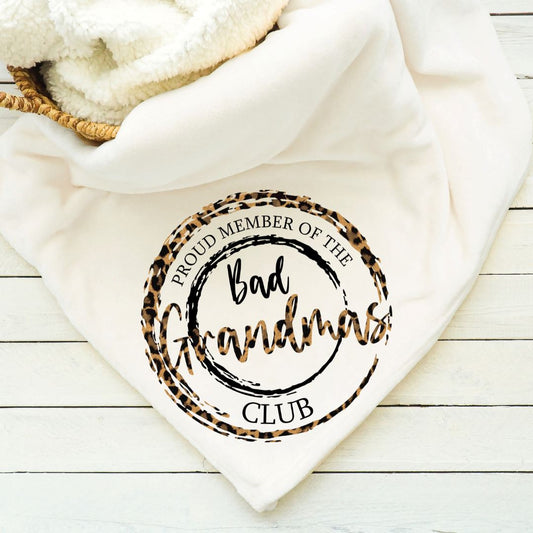 Bad Grandmas Club Blanket Blankets Harlow Boutique Official Online Store 