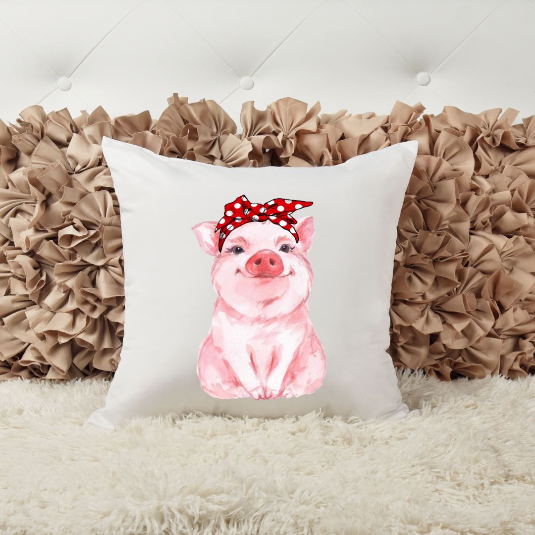 PIG WITH BANDANA PILLOW Harlow Boutique Official Online Store 