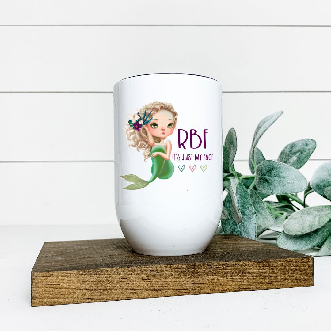 RESTING BITCH FACE WINE TUMBLER Harlow Boutique Official Online Store 