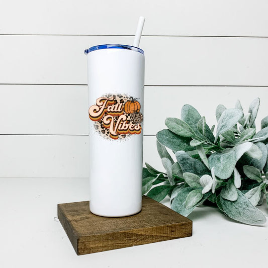 FALL VIBES TALL TUMBLER Tumblers Harlow Boutique Official Online Store 