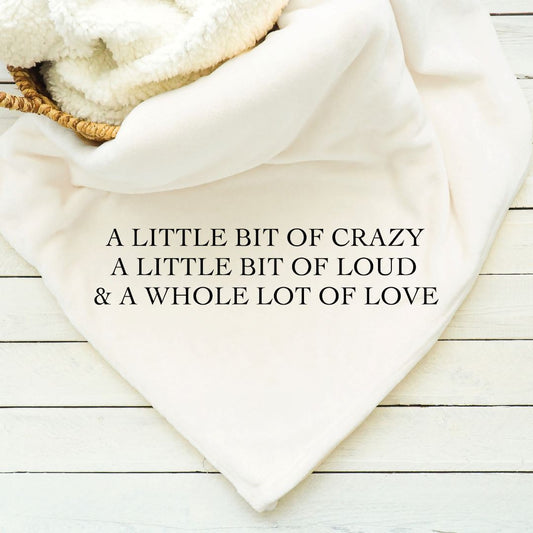 A Little Bit of Crazy Blanket Blankets Harlow Boutique Official Online Store 