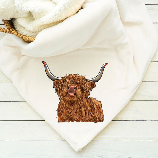 Highland Cow Blanket Blankets Harlow Boutique Official Online Store 