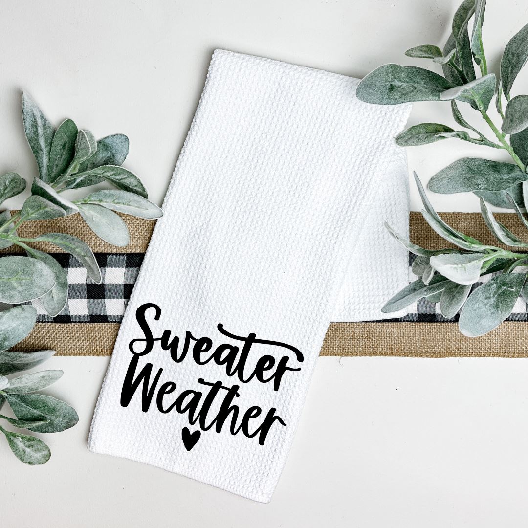 SWEATER WEATHER TEA TOWEL Harlow Boutique Official Online Store 