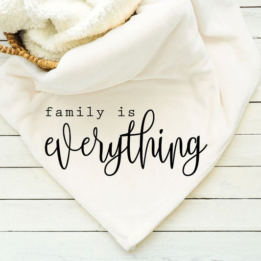 Family is Everything Blanket Blankets Harlow Boutique Official Online Store 