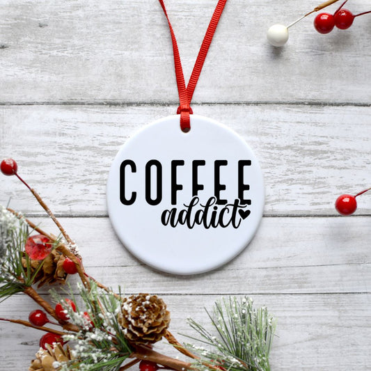 COFFEE ADDICT ORNAMENT Harlow Boutique Official Online Store 