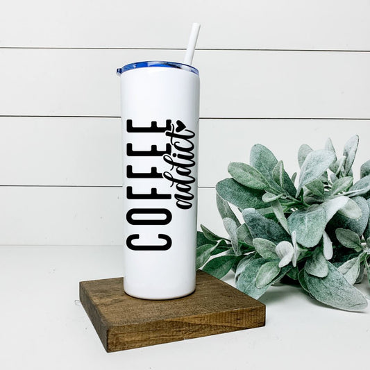 COFFEE ADDICT TALL TUMBLER Tumblers Harlow Boutique Official Online Store 