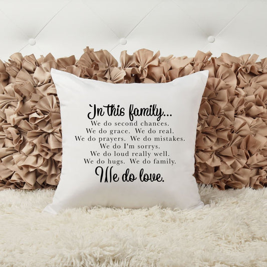 IN THIS FAMILY WE DO LOVE PILLOW Harlow Boutique Official Online Store 