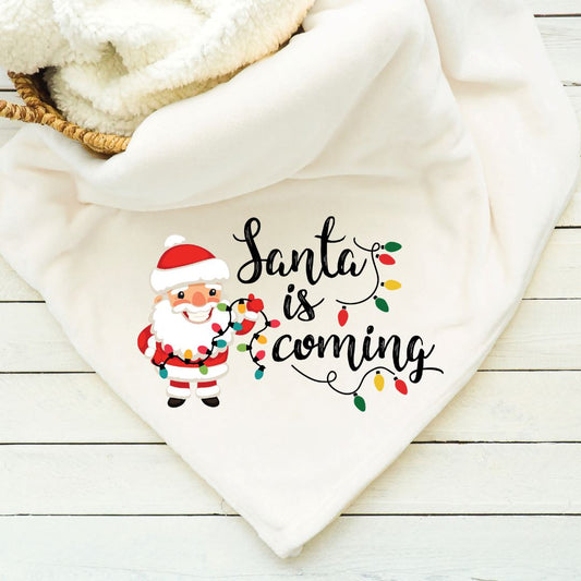 Santa Is Coming Blanket Blankets Harlow Boutique Official Online Store 