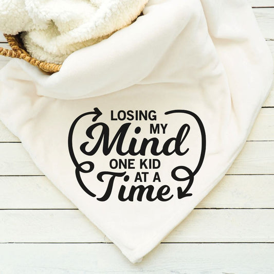 Losing My Mind One Kid At A Time Blanket Blankets Harlow Boutique Official Online Store 