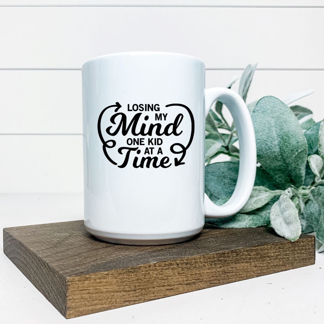 LOSING MY MIND ONE KID AT A TIME MUG Harlow Boutique Official Online Store 