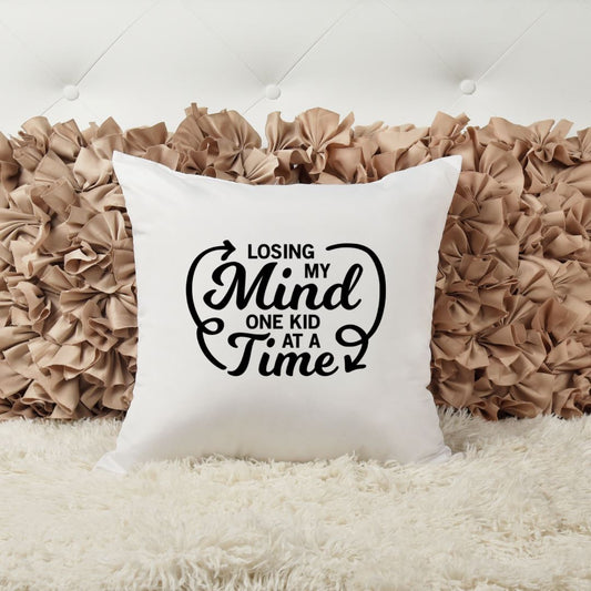 LOSING MY MIND ONE KID AT A TIME PILLOW Harlow Boutique Official Online Store 