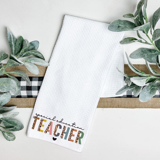 SPECIAL EDUCATION TEACHER TEA TOWEL Harlow Boutique Official Online Store 