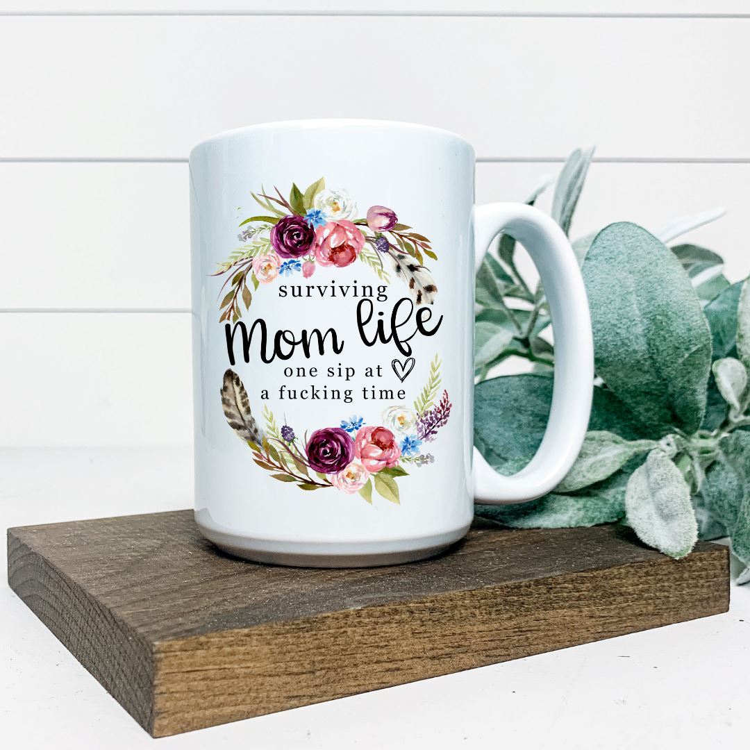 SURVIVING MOM LIFE MUG Harlow Boutique Official Online Store 