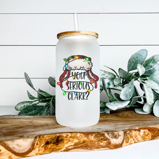 YOU SERIOUS CLARK GLASS JAR TUMBLER Harlow Boutique Official Online Store 