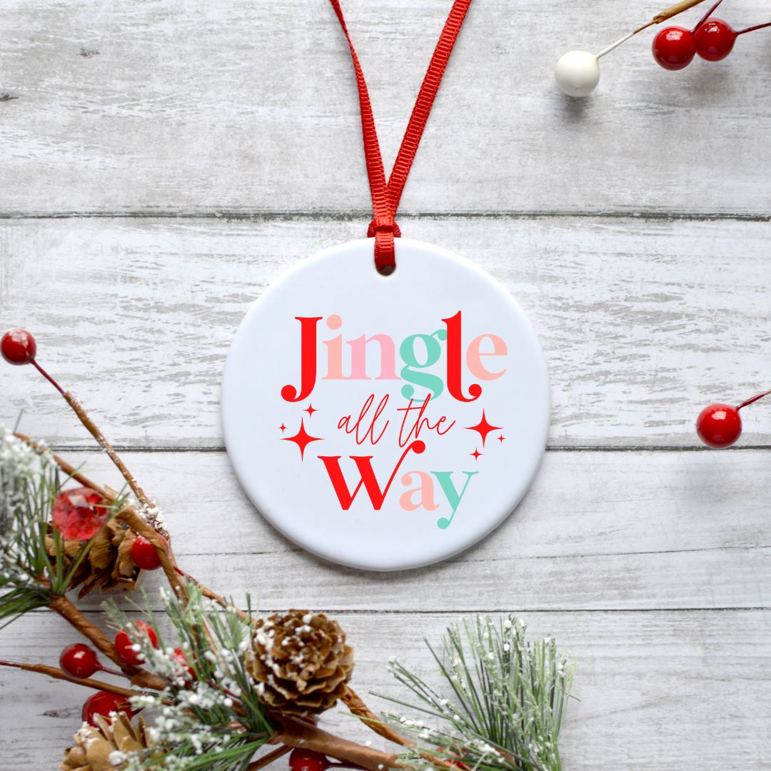 JINGLE ALL THE WAY ORNAMENT Harlow Boutique Official Online Store 