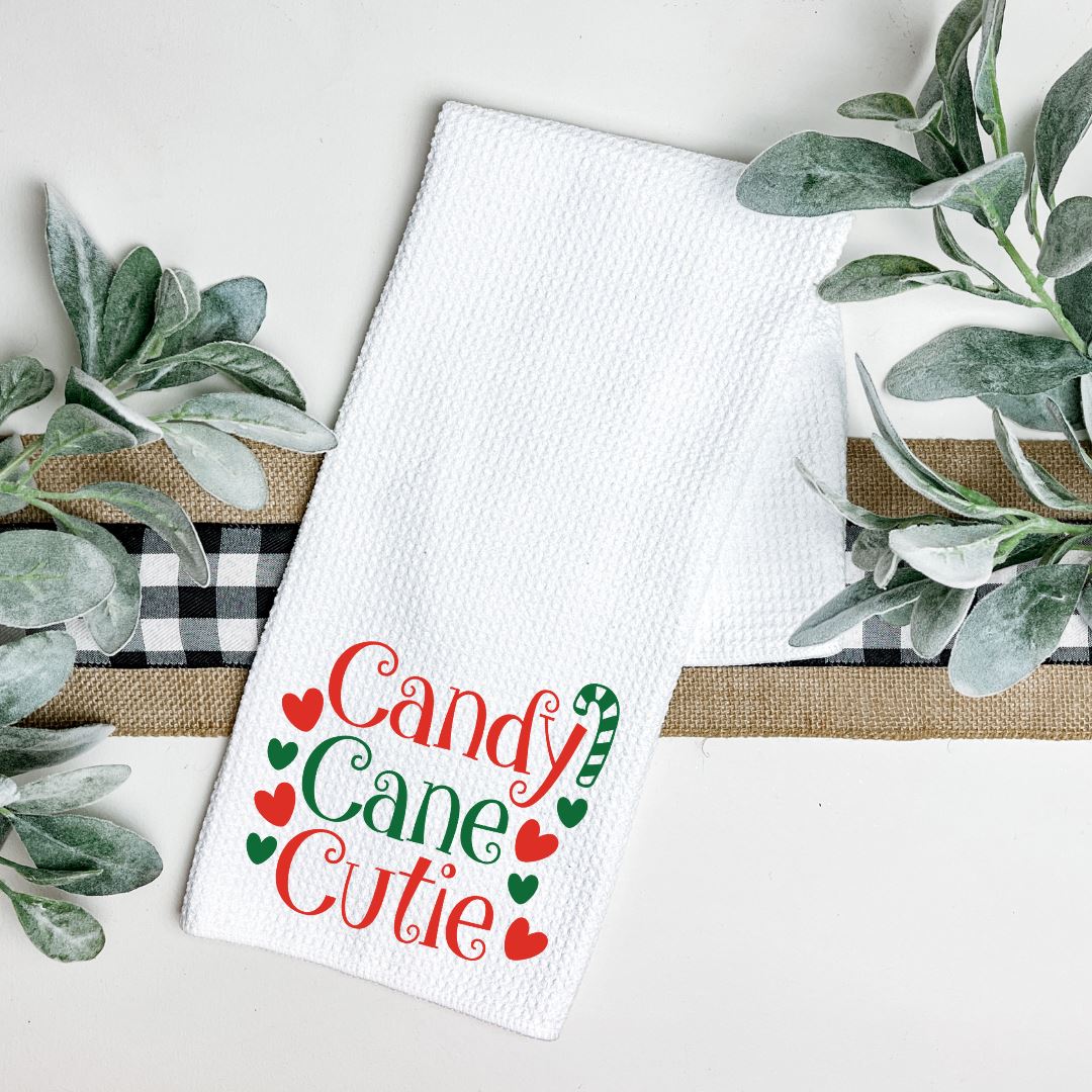 CANDY CANE CUTIE TEA TOWEL Harlow Boutique Official Online Store 