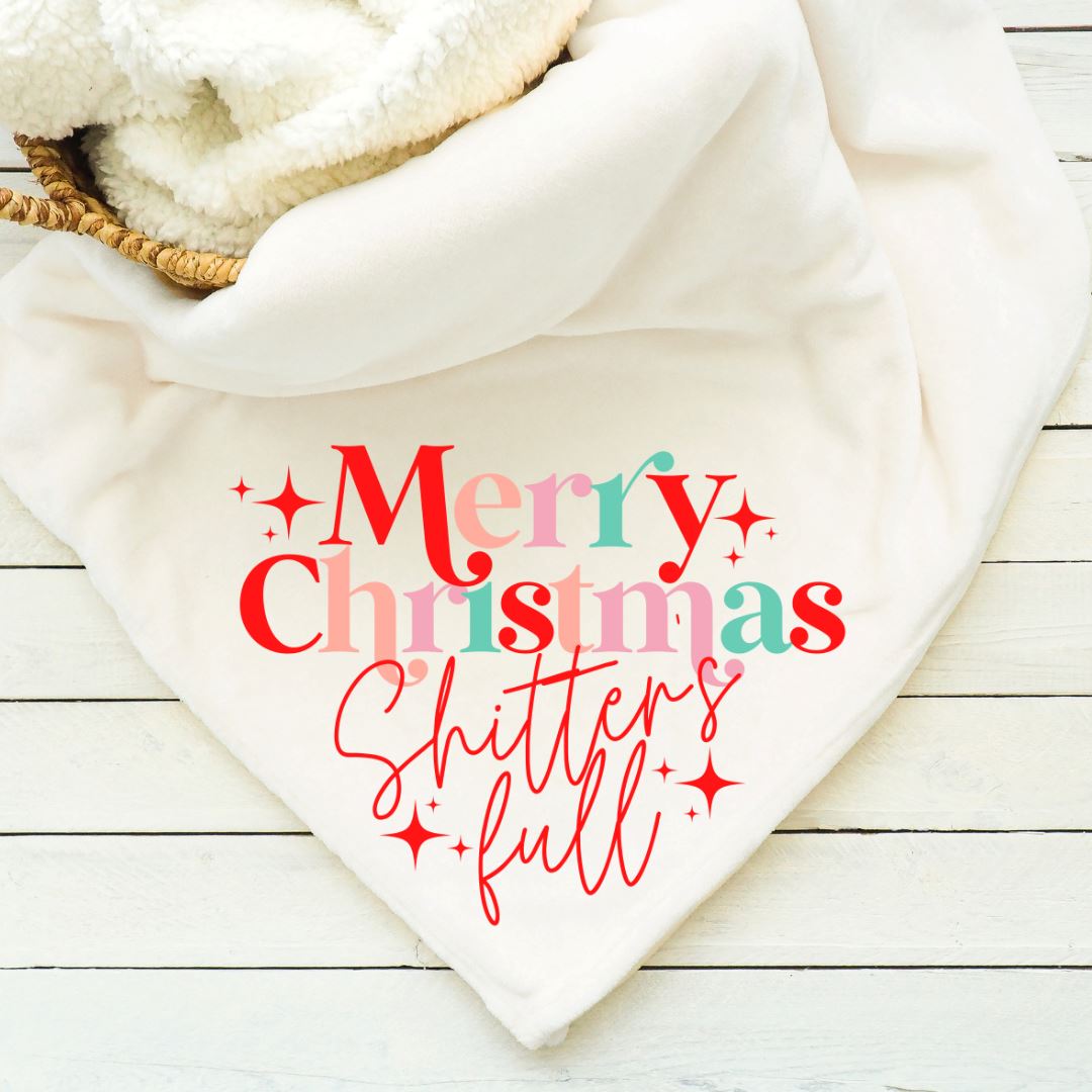 Merry Christmas Shitters Full Blanket Blankets Harlow Boutique Official Online Store 