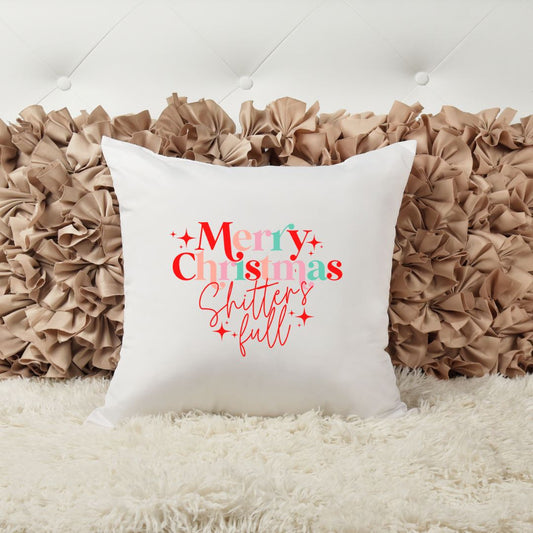 MERRY CHRISTMAS SHITTERS FULL PILLOW Harlow Boutique Official Online Store 