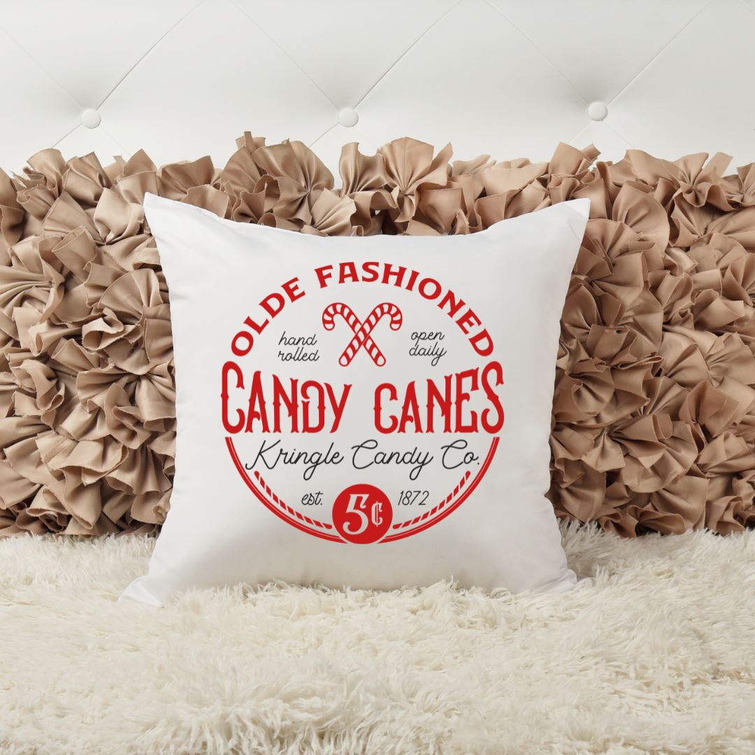 OLDE FASHIONED CANDY CANES PILLOW Harlow Boutique Official Online Store 