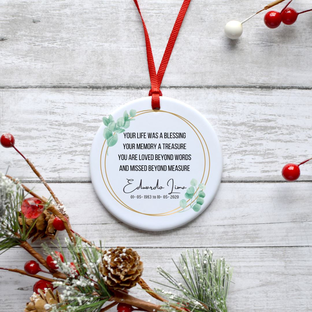 YOUR LIFE WAS A BLESSING ORNAMENT Harlow Boutique Official Online Store 