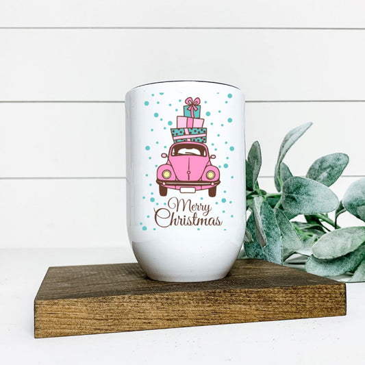 MERRY CHRISTMAS WINE TUMBLER Harlow Boutique Official Online Store 