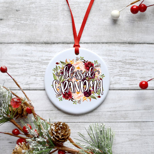 BLESSED GRANDMA ORNAMENT Harlow Boutique Official Online Store 