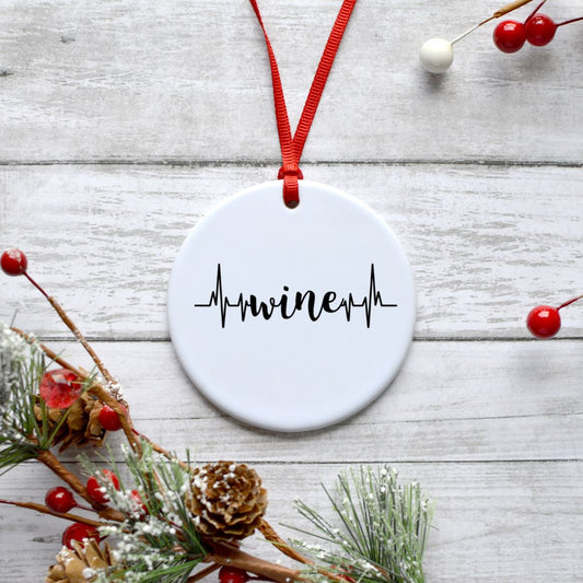 WINE HEARTBEAT ORNAMENT Harlow Boutique Official Online Store 