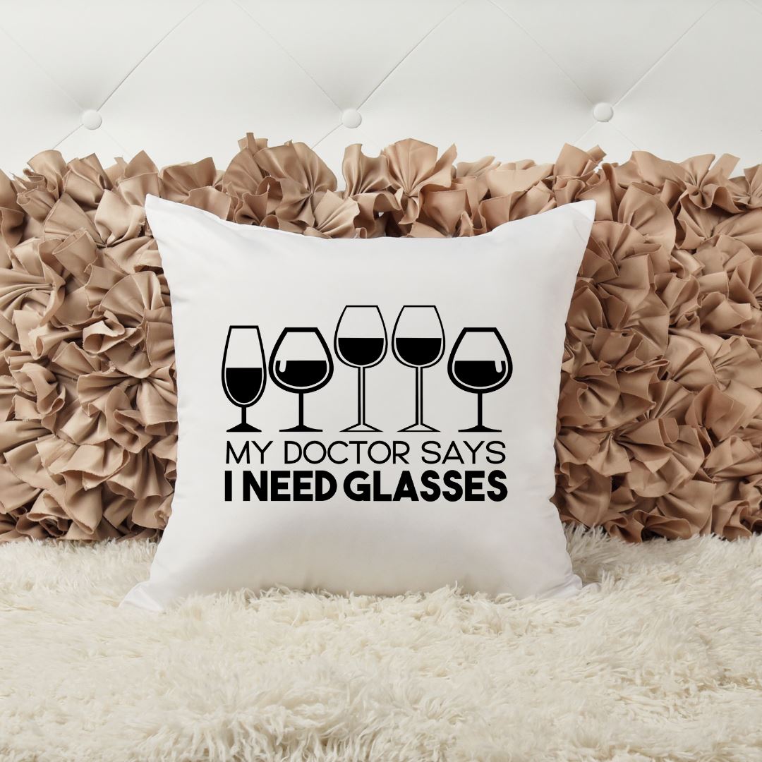 MY DOCTOR SAYS I NEED GLASSES PILLOW Harlow Boutique Official Online Store 