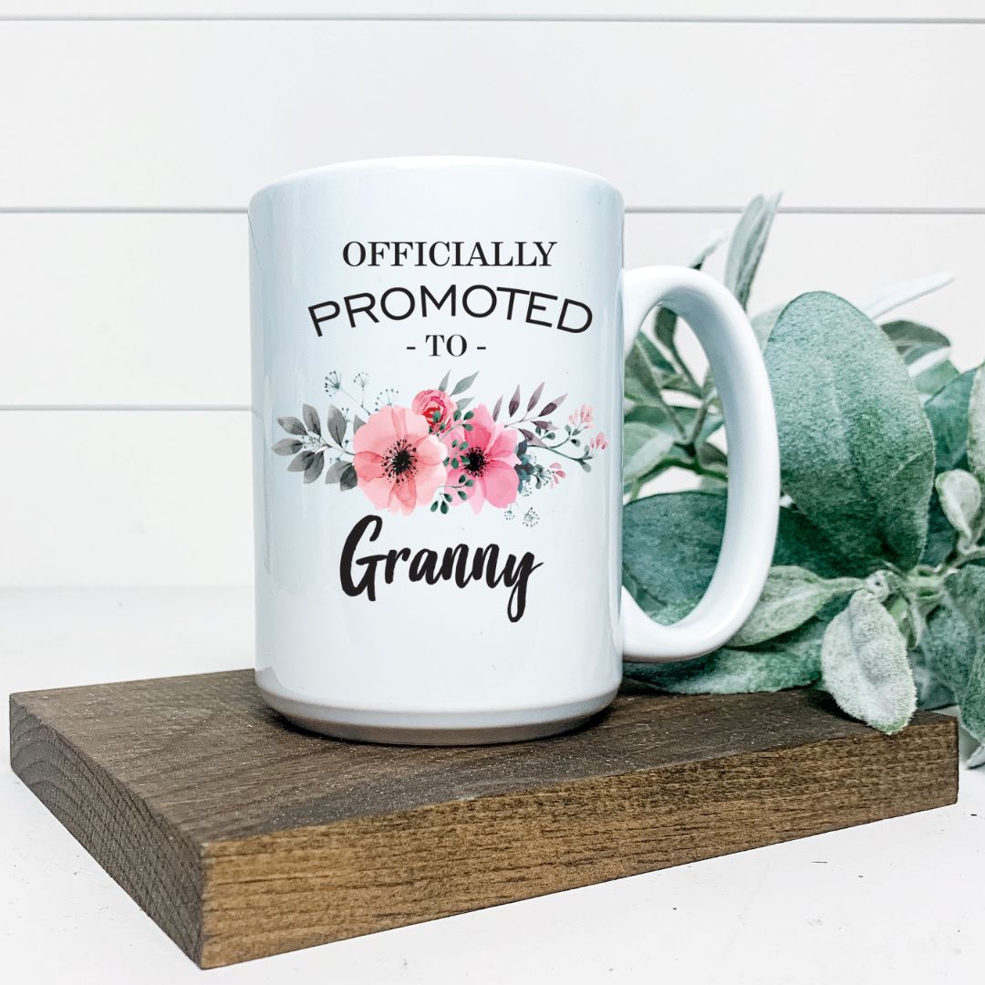 OFFICIALLY PROMOTED TO GRANNY MUG Harlow Boutique Official Online Store 