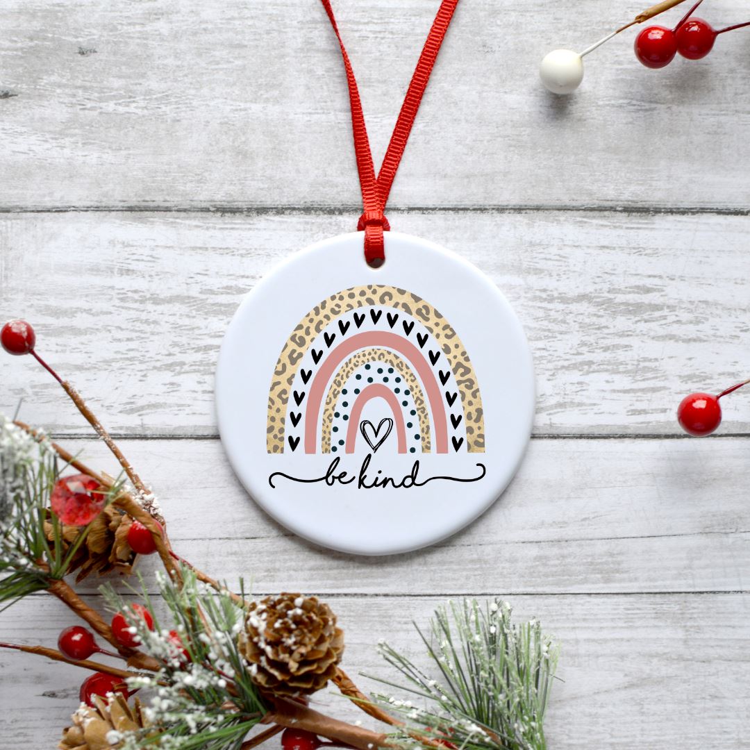 BE KIND RAINBOW ORNAMENT Harlow Boutique Official Online Store 