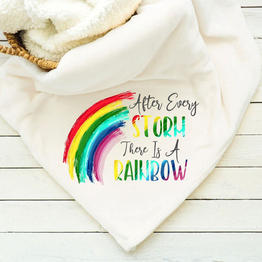 After Every Storm There Is A Rainbow Blanket Blankets Harlow Boutique Official Online Store 