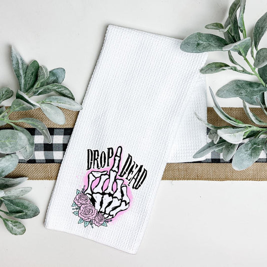 DROP DEAD TEA TOWEL Harlow Boutique Official Online Store 