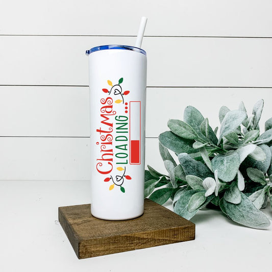 CHRISTMAS LOADING TALL TUMBLER Tumblers Harlow Boutique Official Online Store 