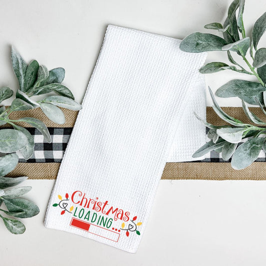 CHRISTMAS LOADING TEA TOWEL Harlow Boutique Official Online Store 