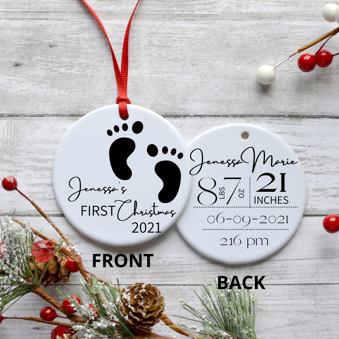 FIRST CHRISTMAS ORNAMENT Harlow Boutique Official Online Store 