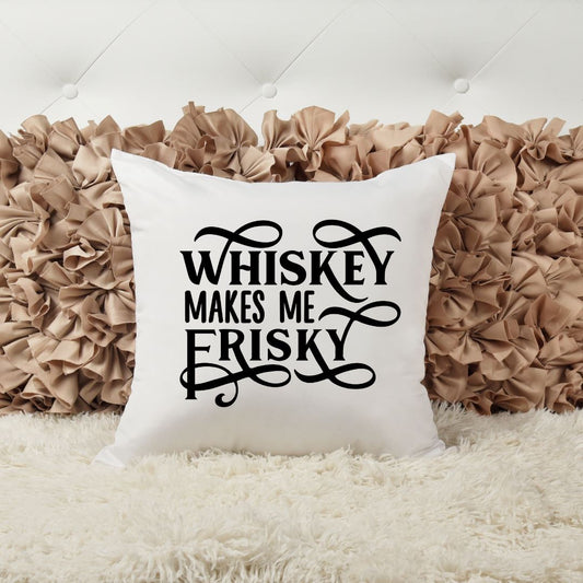 WHISKY MAKES ME FRISKY PILLOW Harlow Boutique Official Online Store 